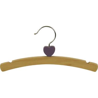 Wooden best sale crescent hangers